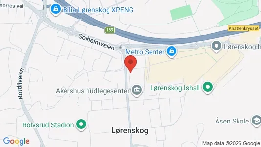 Apartments for rent i Lørenskog - kort over placeringen