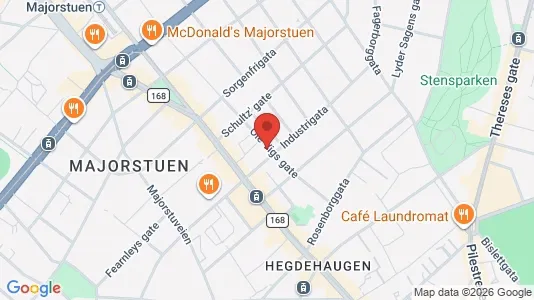 Apartments for rent i Oslo Frogner - kort over placeringen