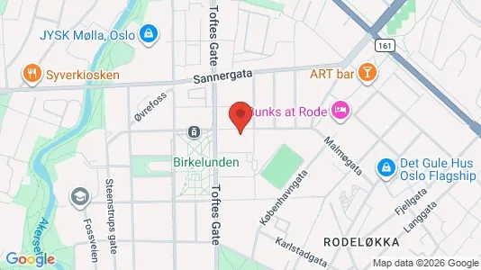 Apartments for rent i Oslo Grünerløkka - kort over placeringen