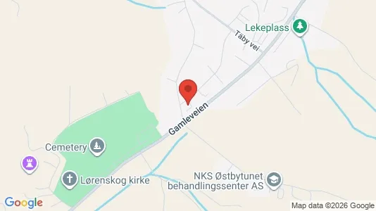 Apartments for rent i Lørenskog - kort over placeringen