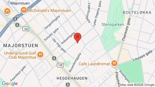 Apartments for rent i Oslo Frogner - kort over placeringen