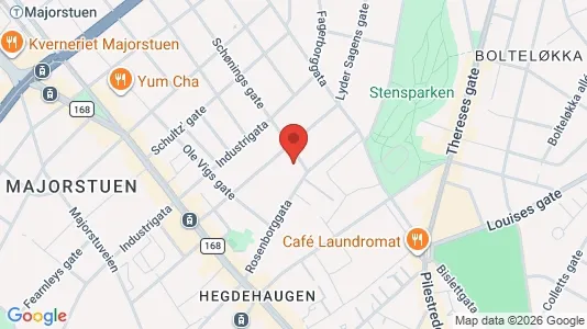 Apartments for rent i Oslo Frogner - kort over placeringen