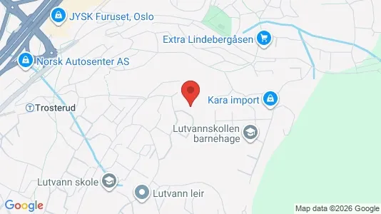Apartments for rent i Oslo Alna - kort over placeringen