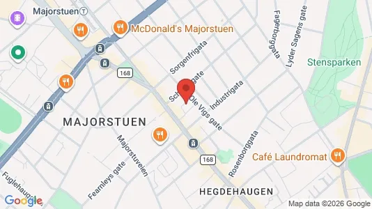 Apartments for rent i Oslo Frogner - kort over placeringen