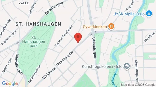 Apartments for rent i Oslo St. Hanshaugen - kort over placeringen