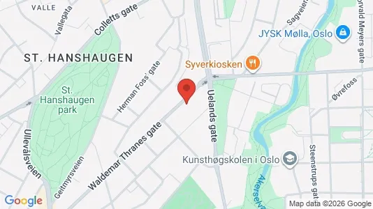 Apartments for rent i Oslo St. Hanshaugen - kort over placeringen