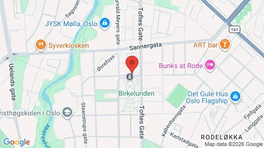 Apartments for rent i Oslo Grünerløkka - kort over placeringen