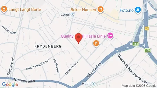 Apartments for rent i Oslo Grünerløkka - kort over placeringen