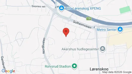 Apartments for rent i Lørenskog - kort over placeringen