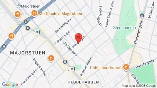 Apartments for rent i Oslo Frogner - kort over placeringen