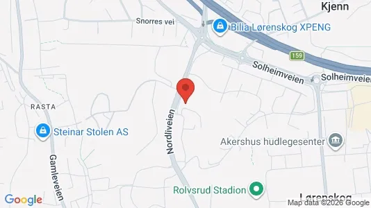 Apartments for rent i Lørenskog - kort over placeringen