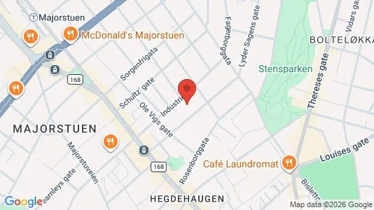 Apartments for rent i Oslo Frogner - kort over placeringen