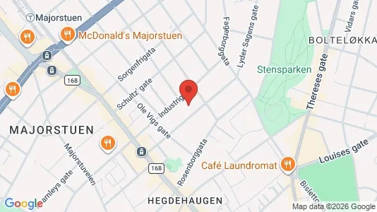 Apartments for rent i Oslo Frogner - kort over placeringen