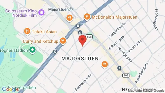 Apartments for rent i Oslo Frogner - kort over placeringen