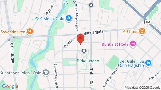 Apartments for rent i Oslo Sagene - kort over placeringen