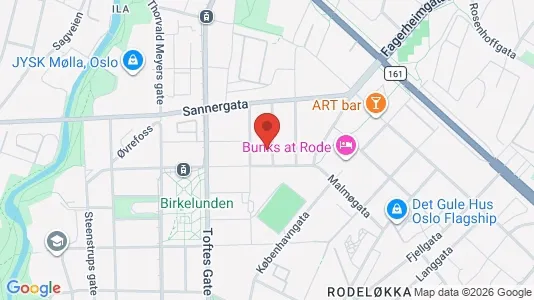 Apartments for rent i Oslo Grünerløkka - kort over placeringen