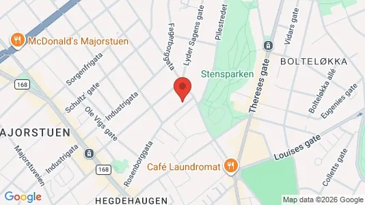 Apartments for rent i Oslo Frogner - kort over placeringen