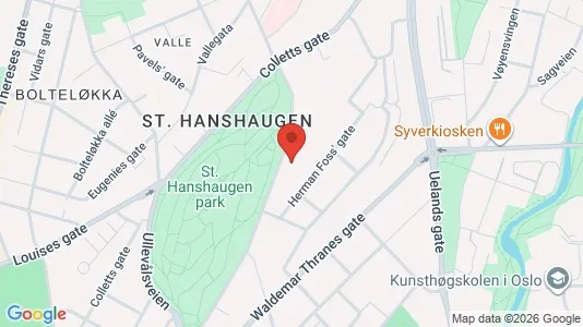 Apartments for rent i Oslo St. Hanshaugen - kort over placeringen