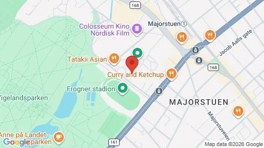Apartments for rent i Oslo Frogner - kort over placeringen