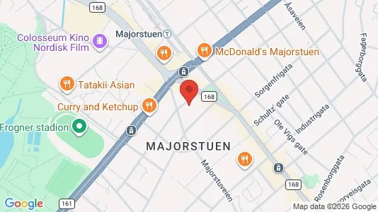 Apartments for rent i Oslo Frogner - kort over placeringen