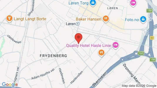 Apartments for rent i Oslo Grünerløkka - kort over placeringen
