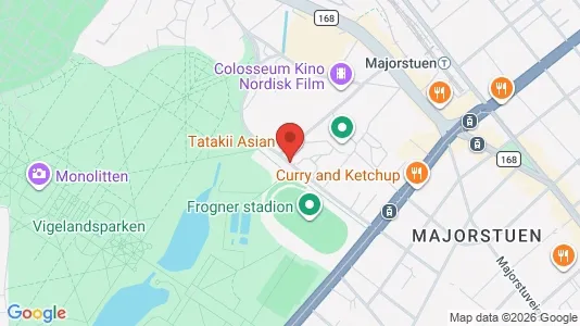 Apartments for rent i Oslo Frogner - kort over placeringen