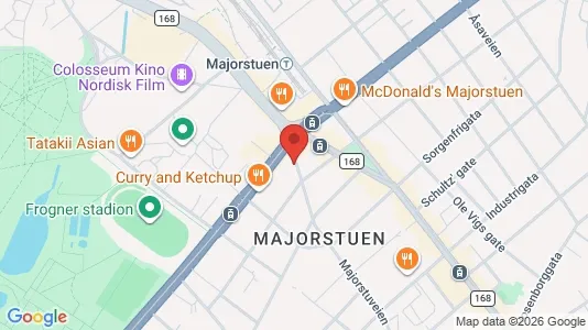 Apartments for rent i Oslo Frogner - kort over placeringen