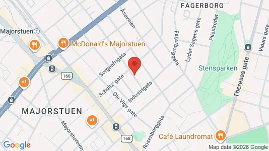 Apartments for rent i Oslo Frogner - kort over placeringen