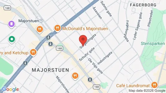 Apartments for rent i Oslo Frogner - kort over placeringen