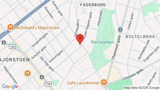 Apartments for rent i Oslo St. Hanshaugen - kort over placeringen