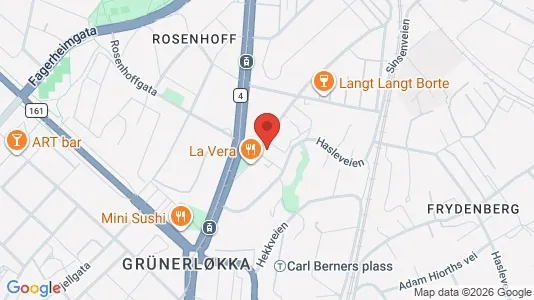Apartments for rent i Oslo Grünerløkka - kort over placeringen