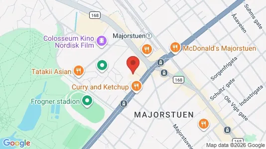 Apartments for rent i Oslo Frogner - kort over placeringen