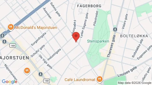 Apartments for rent i Oslo St. Hanshaugen - kort over placeringen