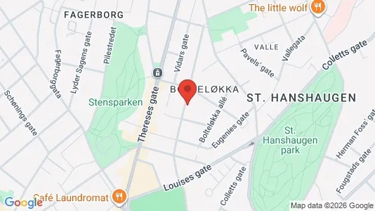 Apartments for rent i Oslo St. Hanshaugen - kort over placeringen