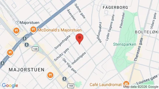Apartments for rent i Oslo Frogner - kort over placeringen