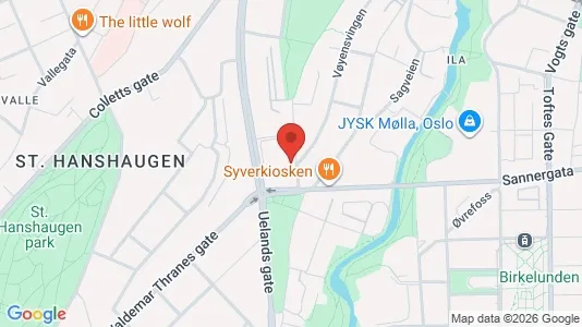 Apartments for rent i Oslo Sagene - kort over placeringen