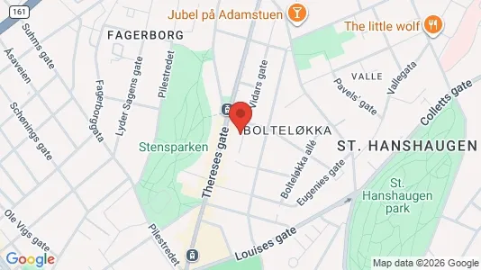 Apartments for rent i Oslo St. Hanshaugen - kort over placeringen