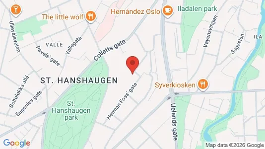 Apartments for rent i Oslo St. Hanshaugen - kort over placeringen