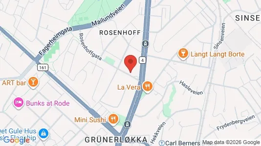 Apartments for rent i Oslo Grünerløkka - kort over placeringen