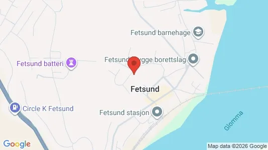 Rooms for rent i Fet - kort over placeringen