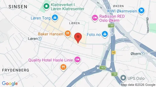 Apartments for rent i Oslo Grünerløkka - kort over placeringen