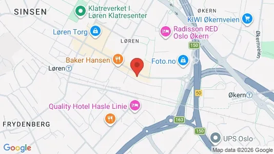 Apartments for rent i Oslo Grünerløkka - kort over placeringen
