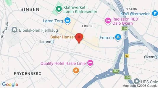 Apartments for rent i Oslo Grünerløkka - kort over placeringen
