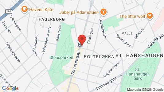 Apartments for rent i Oslo St. Hanshaugen - kort over placeringen