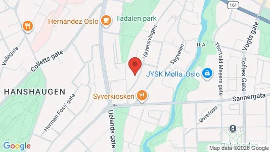 Apartments for rent i Oslo Sagene - kort over placeringen