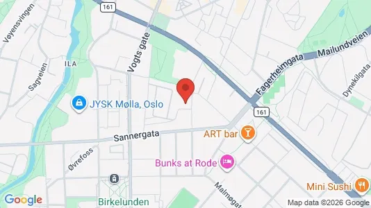 Apartments for rent i Oslo Grünerløkka - kort over placeringen