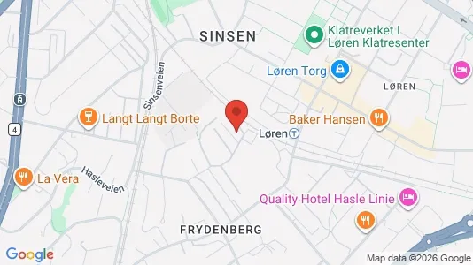 Apartments for rent i Oslo Grünerløkka - kort over placeringen