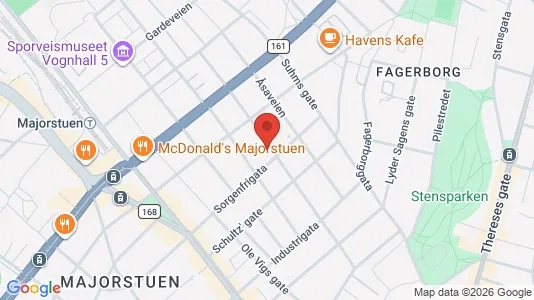 Apartments for rent i Oslo Frogner - kort over placeringen