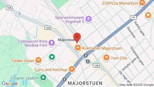 Apartments for rent i Oslo Frogner - kort over placeringen