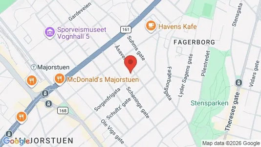 Apartments for rent i Oslo Frogner - kort over placeringen